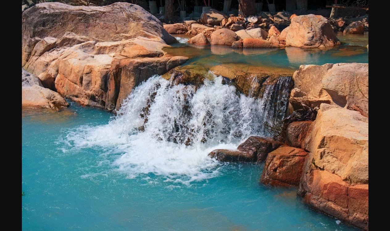 Piscina natural en una garganta de la comarca de La Vera, Cáceres